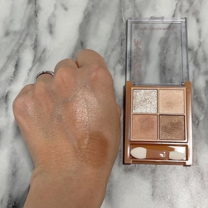 ベージュトーンアイシャドウ/CEZANNE/アイシャドウパレットを使ったクチコミ(2枚目)