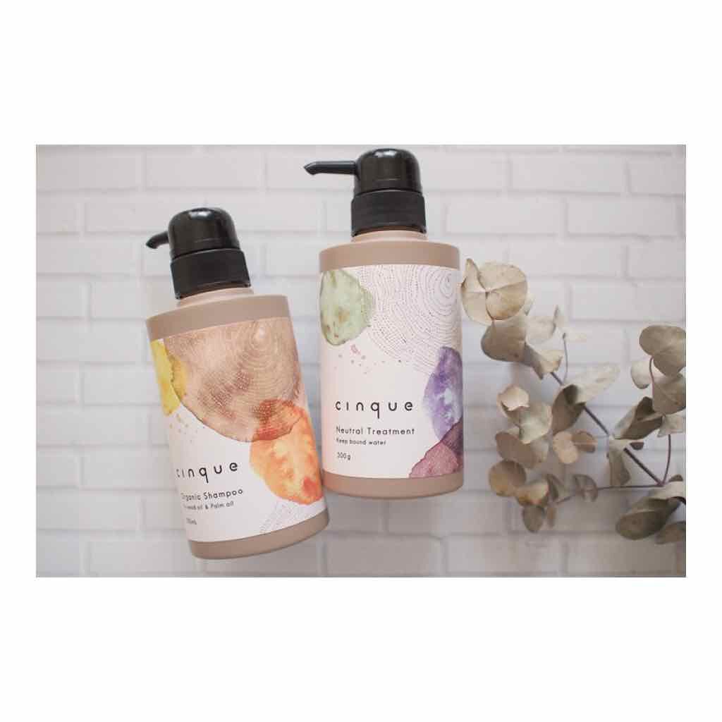 サンクオーガニックシャンプー/ニュートラルトリートメント/cinque/市販シャンプーを使ったクチコミ（1枚目）