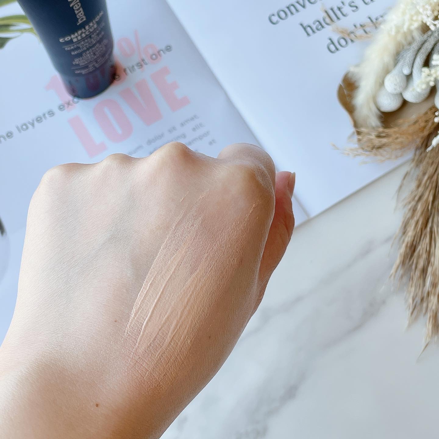 CR ナチュラル マット モイスチャライザー バタークリーム 0303/bareMinerals/クリーム・エマルジョンファンデーションを使ったクチコミ（3枚目）