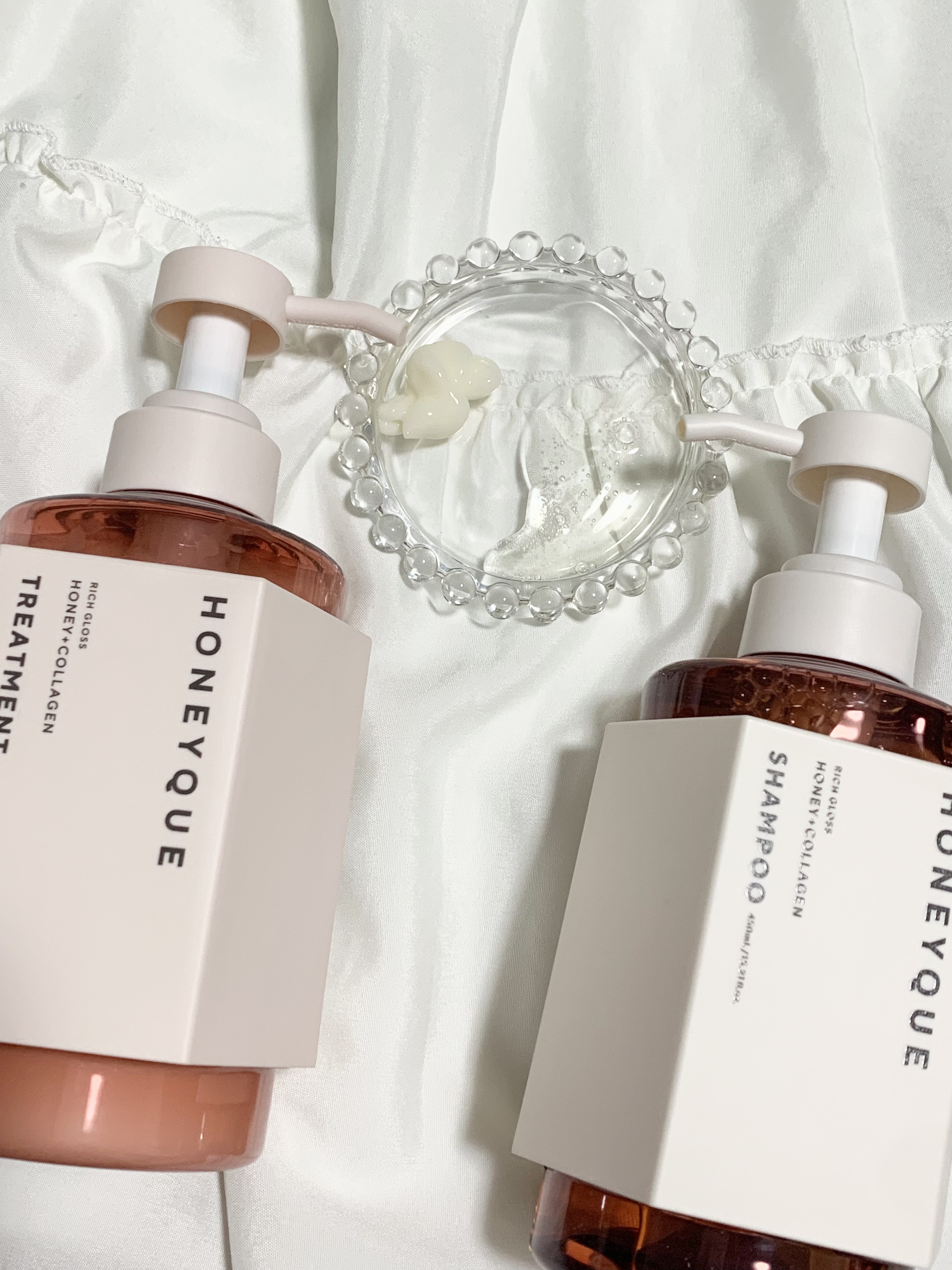 リッチグロス シャンプー シャイニー／ヘアトリートメント シャイニー/ハニーク/市販シャンプーを使ったクチコミ（2枚目）