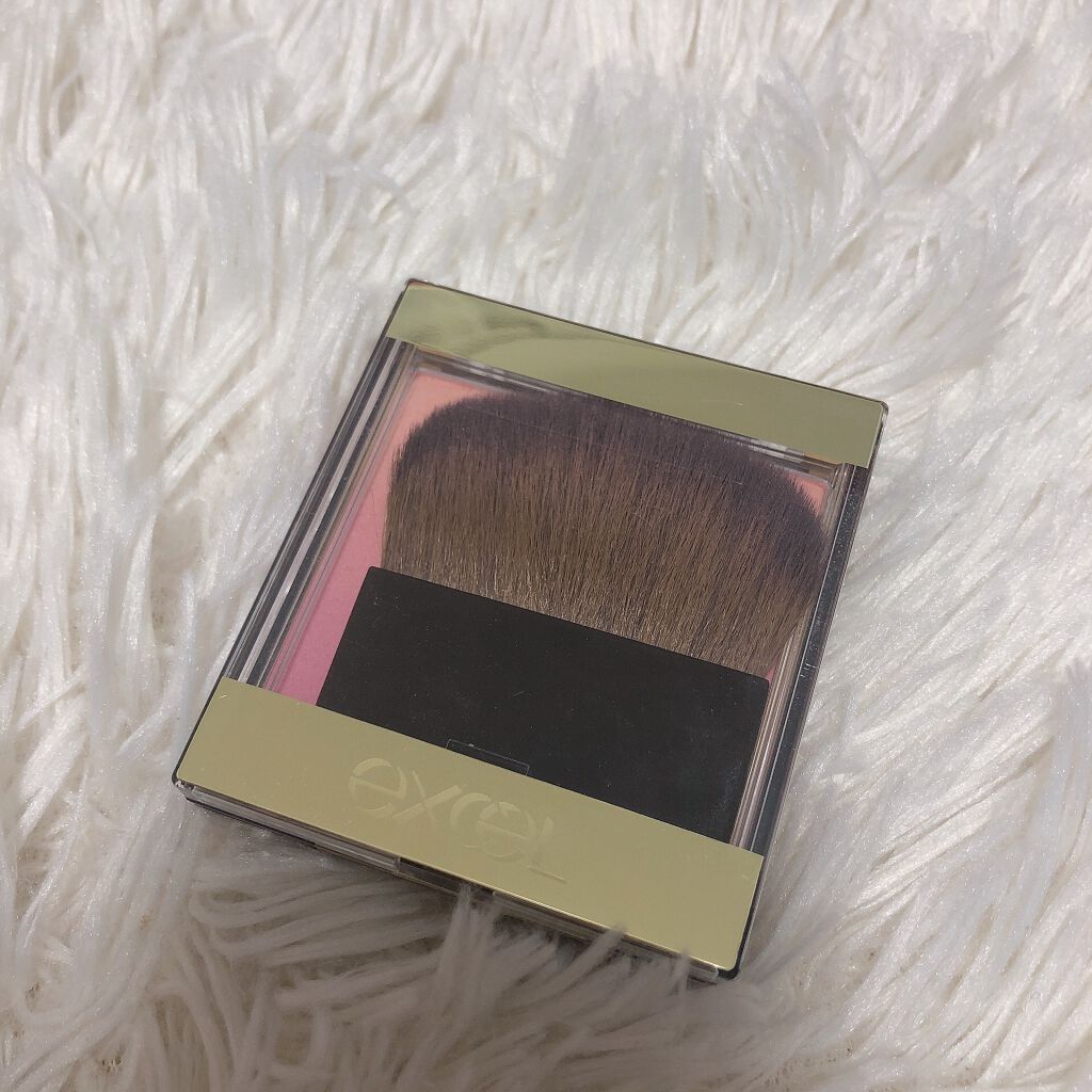 オーラティック ブラッシュ AB01 ピーチ＆ピーチ/excel/パウダーチークを使ったクチコミ（2枚目）