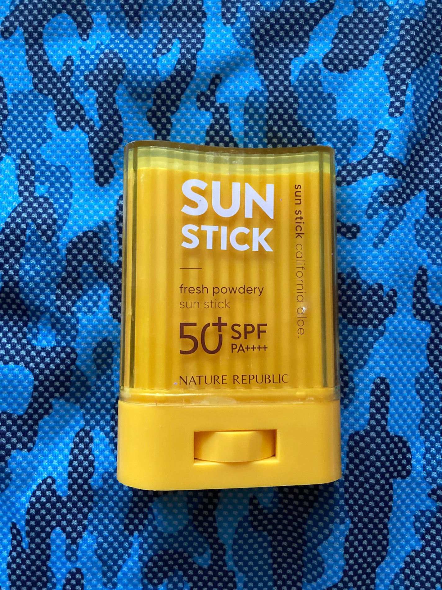 パウダリーUVアロエスティック SPF50+/PA++++/ネイチャーリパブリック/日焼け止めスティックを使ったクチコミ(1枚目)