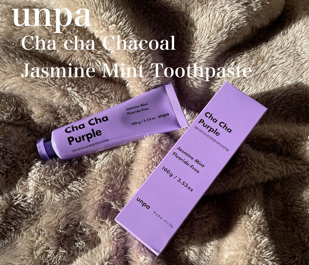 Cha Cha Charcoal Jasmin Mint Toothpaste/chacha/歯磨き粉を使ったクチコミ（1枚目）