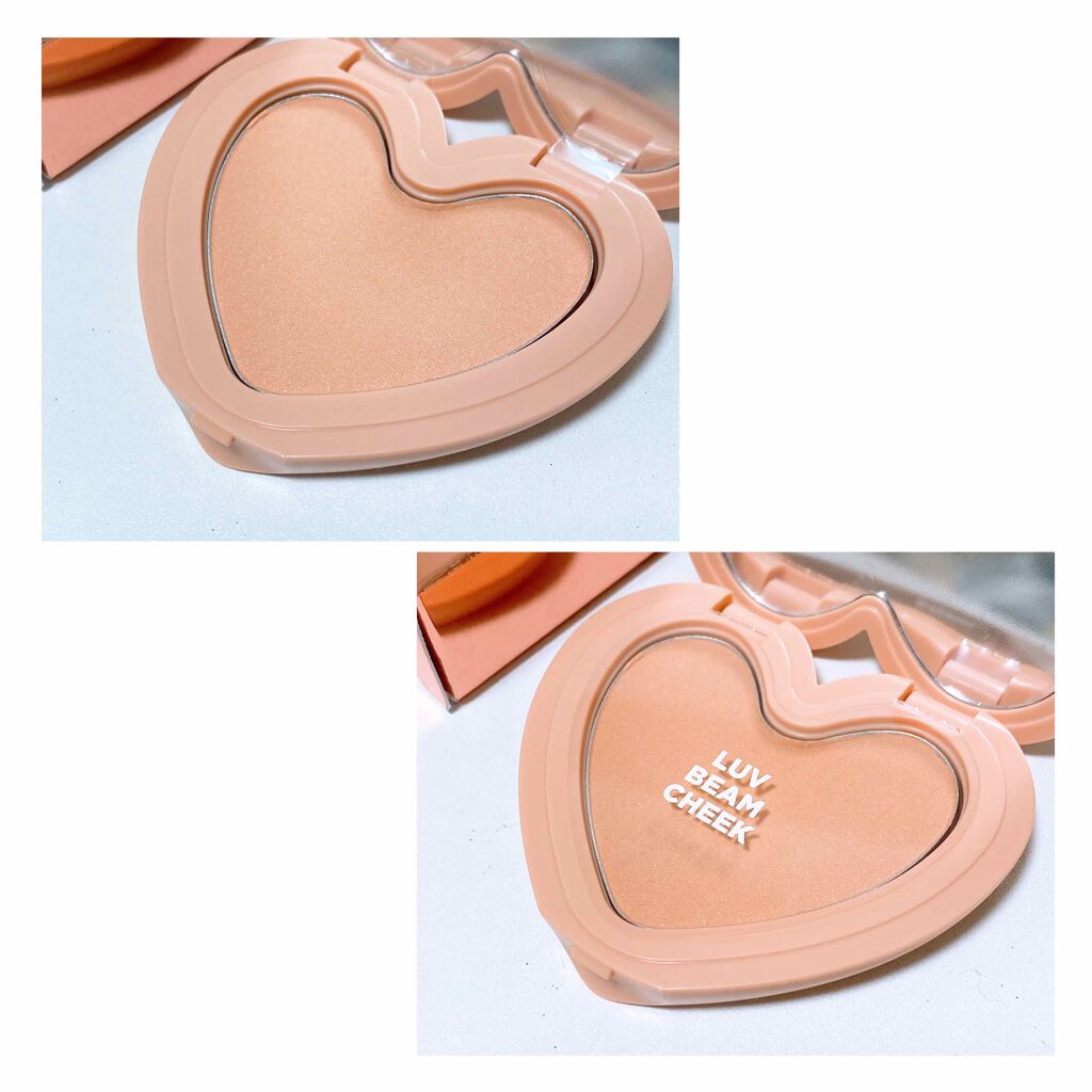 Luv Beam Cheek/lilybyred/パウダーチークを使ったクチコミ（2枚目）