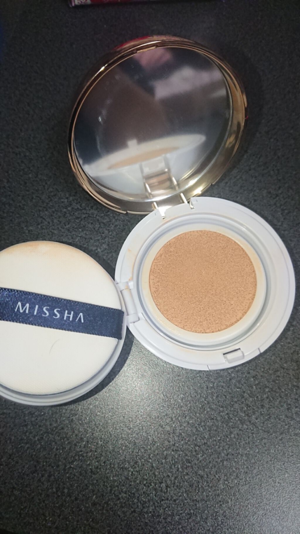 M クッション ファンデーション(モイスチャー)/MISSHA/クッションファンデーションを使ったクチコミ（2枚目）