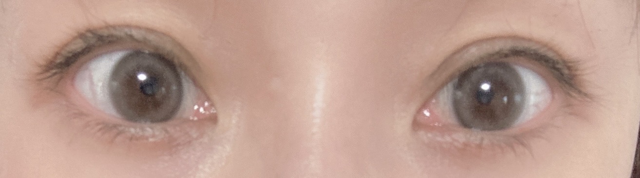 Pompon Pop /chuu LENS/ワンデー（１DAY）カラコンを使ったクチコミ（2枚目）