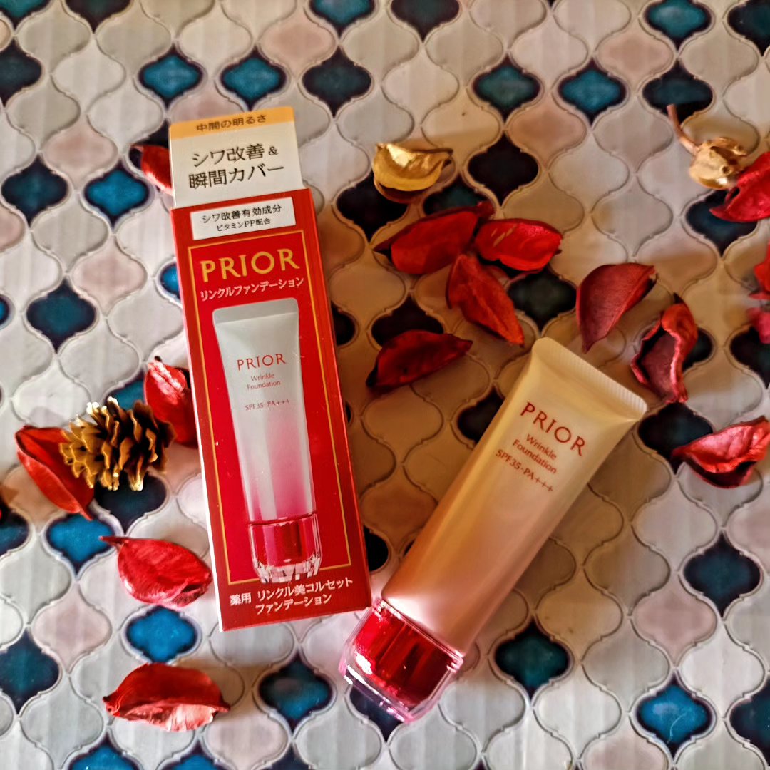 薬用 リンクル美コルセットファンデーション 2 中間の明るさ/プリオール/クリーム・エマルジョンファンデーションを使ったクチコミ（1枚目）