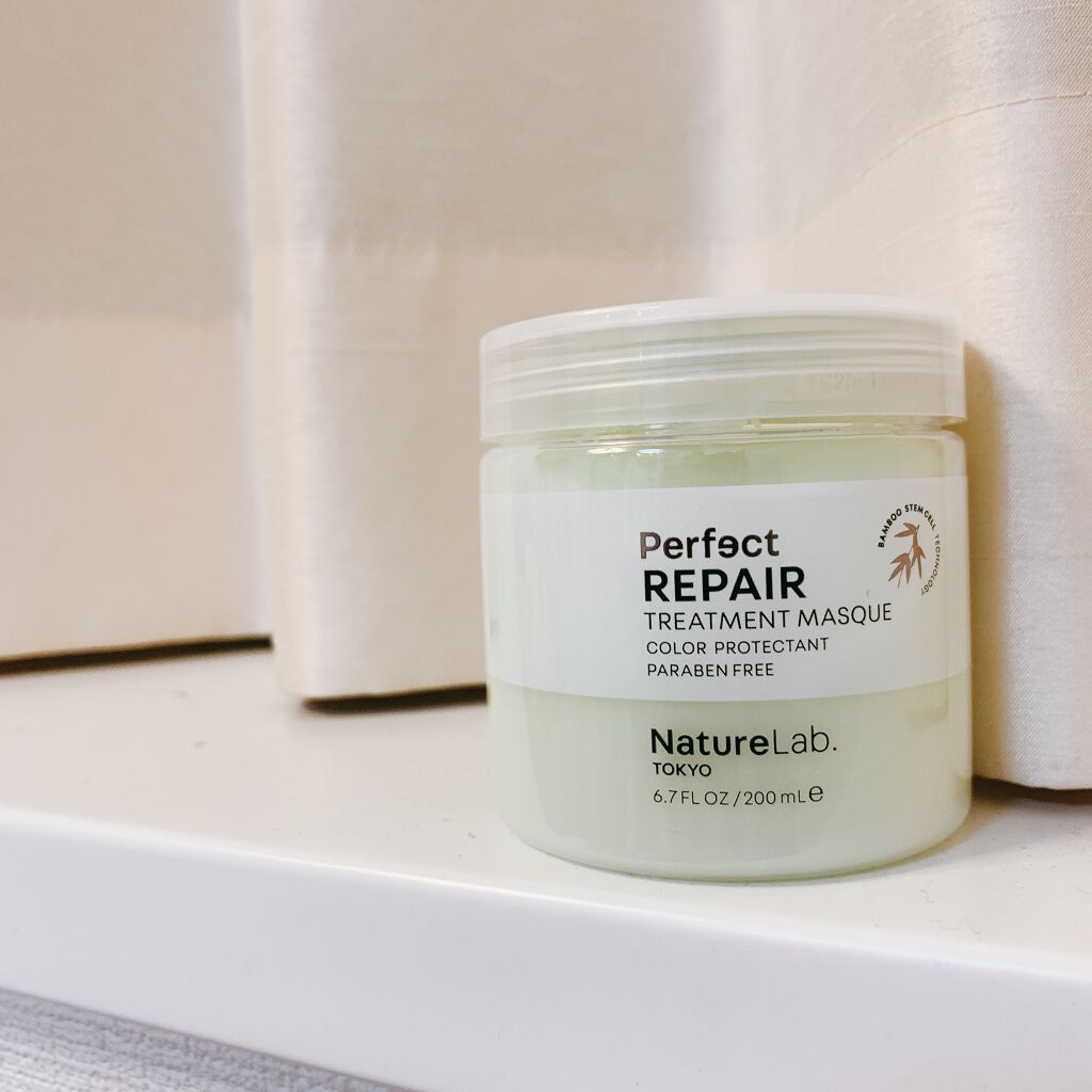 パーフェクト リペア ヘアトリートメントマスク/NatureLab. TOKYO/ヘアマスク・ヘアパックを使ったクチコミ（1枚目）