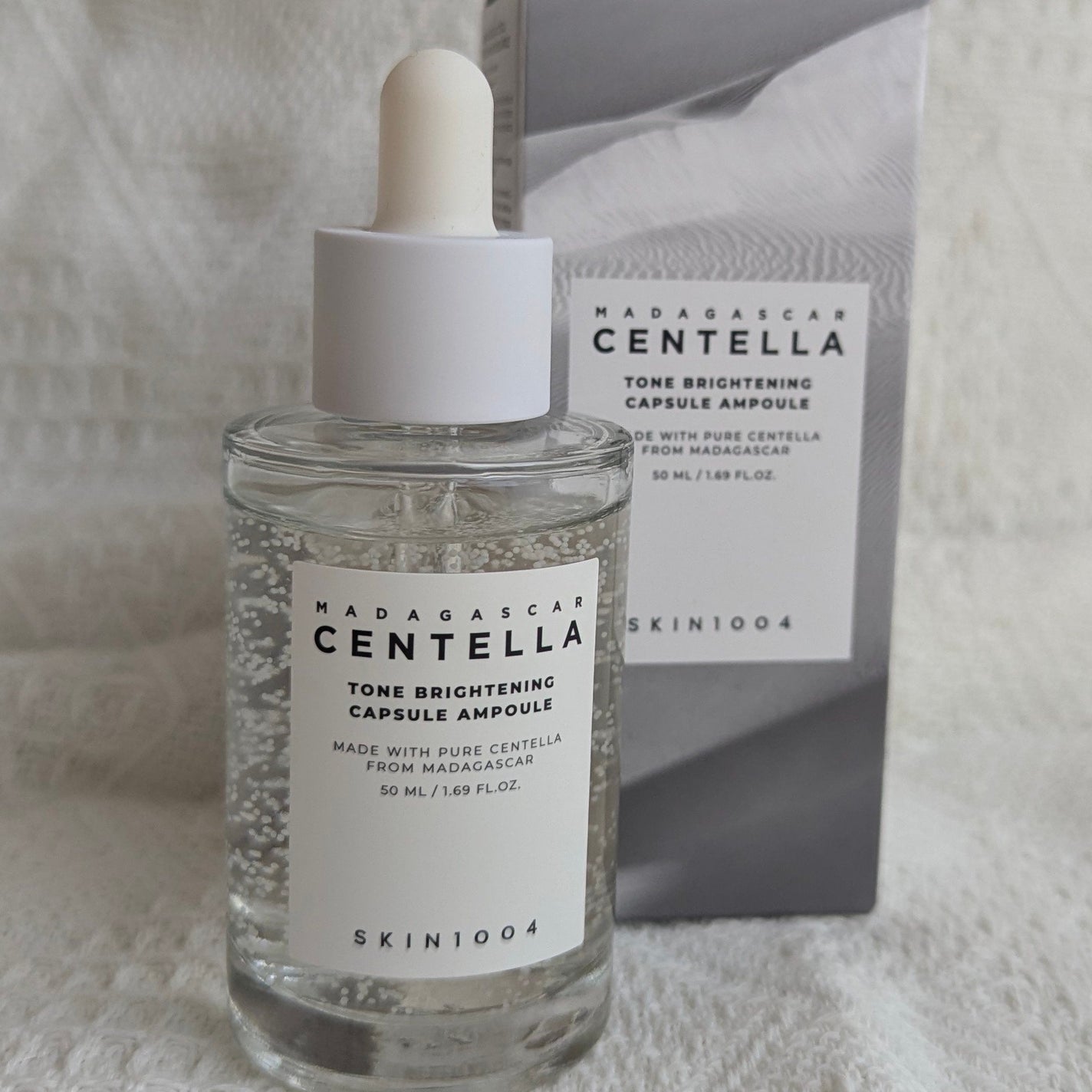 トーンブライトニング カプセルアンプル/SKIN1004/美容液を使ったクチコミ(1枚目)