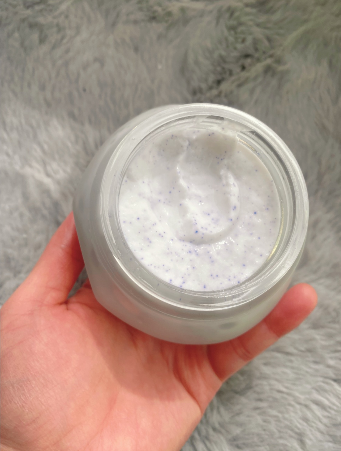 フェイスポリッシャー リラクシング(ラベンダー)/SABON/スクラブ・ゴマージュを使ったクチコミ（2枚目）