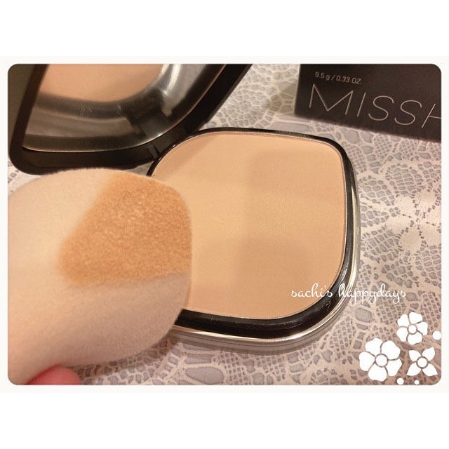 シグネチャー ドラマティック ホワイトニング ルミナス パウダーファンデーション/MISSHA/パウダーファンデーションを使ったクチコミ（2枚目）