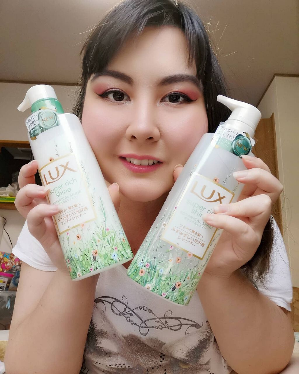スーパーリッチシャイン ボタニカルシャイン 光沢シャンプー /光沢コンディショナー/LUX/市販シャンプーを使ったクチコミ(2枚目)