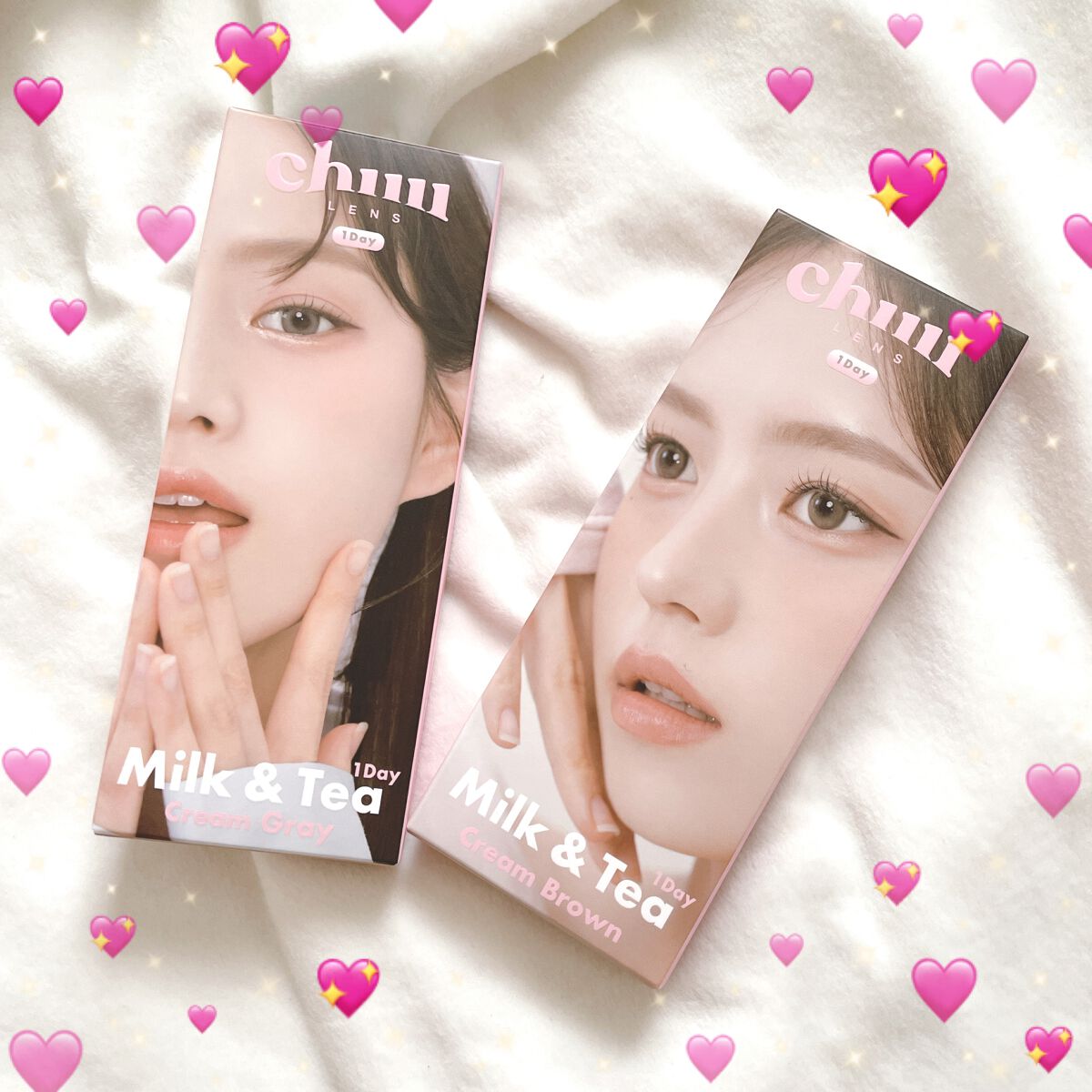 chuuLENS Milk&Tea 1day/chuu LENS/ワンデー(1DAY)カラコンを使ったクチコミ(1枚目)