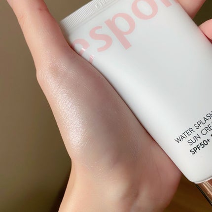 ウォータースプラッシュサンクリーム/espoir/日焼け止め・UVケアを使ったクチコミ(5枚目)