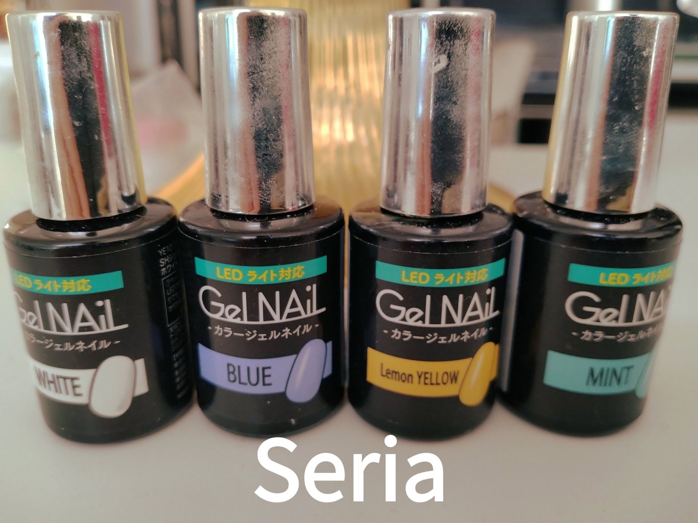 ジェルネイル(ライト対応)/セリア/ジェルネイルを使ったクチコミ(4枚目)