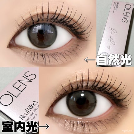 Real Ring 1day/OLENS/ワンデー(1DAY)カラコンを使ったクチコミ(5枚目)