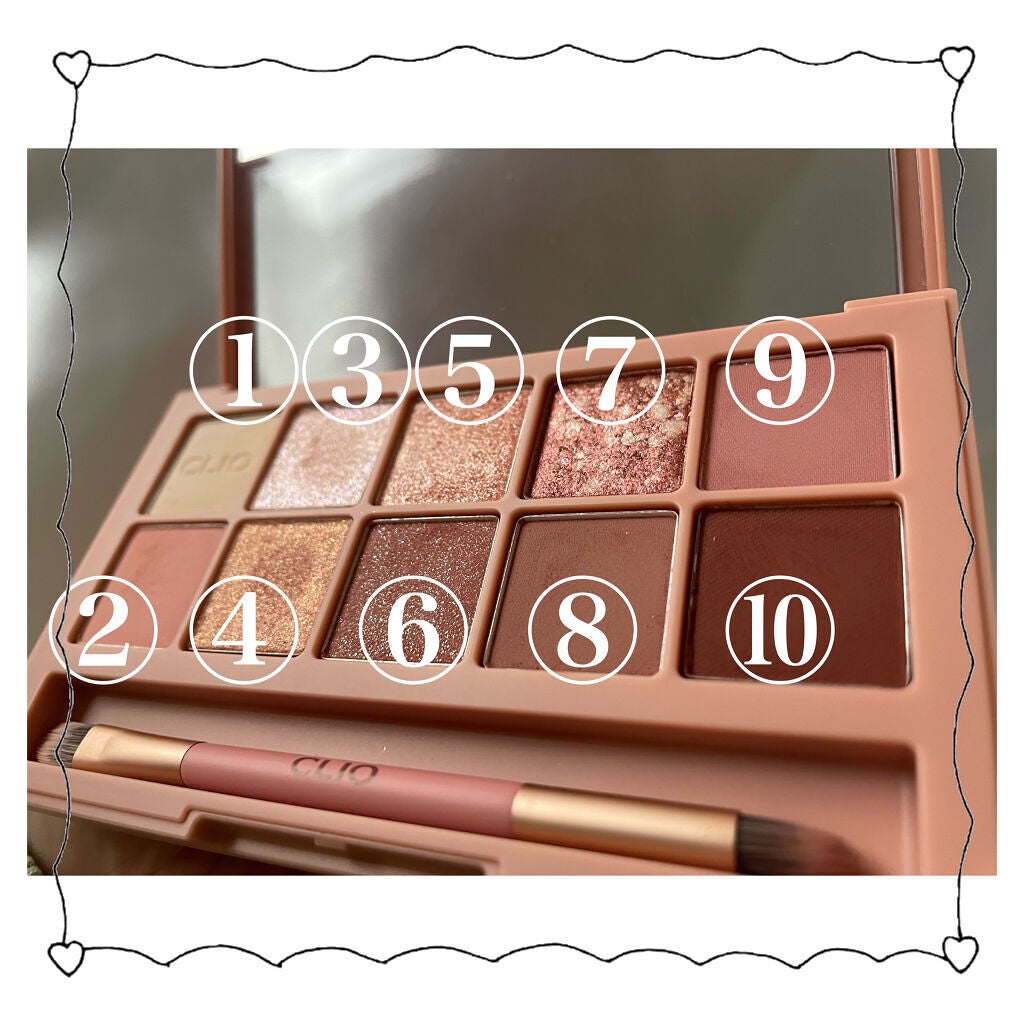 プロ アイ パレット/CLIO/アイシャドウパレットを使ったクチコミ(2枚目)