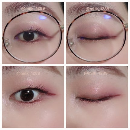 ぱかち/フォロバ100% on LIPS 「最近の#一重メイク×#眼鏡メイクコスメの画像→メイク画像の順番..」(7枚目)