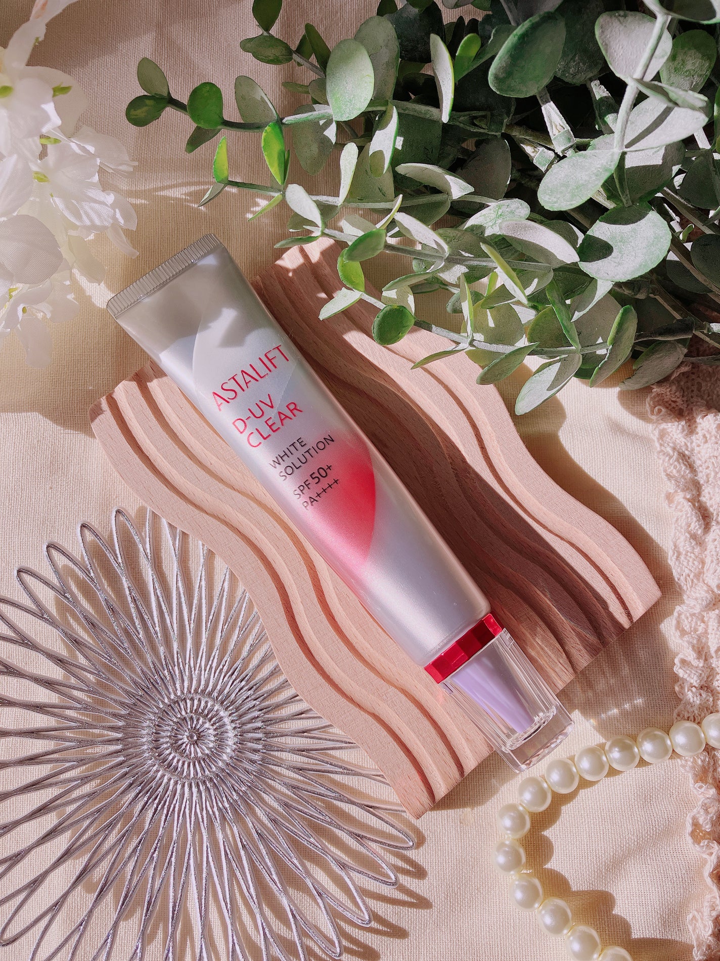 D-UVクリア ホワイトソリューション/アスタリフト/日焼け止めクリームを使ったクチコミ(1枚目)