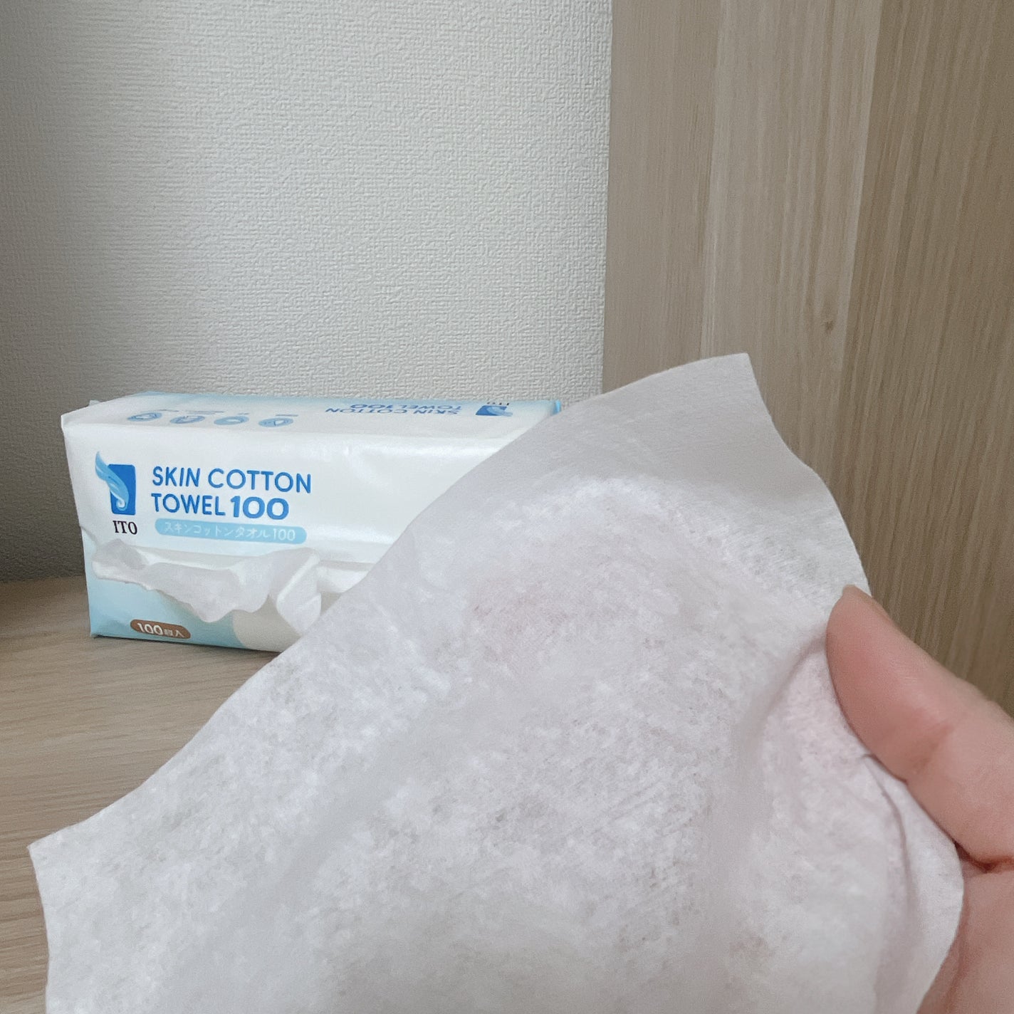 スキンコットンタオル100/ITO/クレンジングタオルを使ったクチコミ(2枚目)