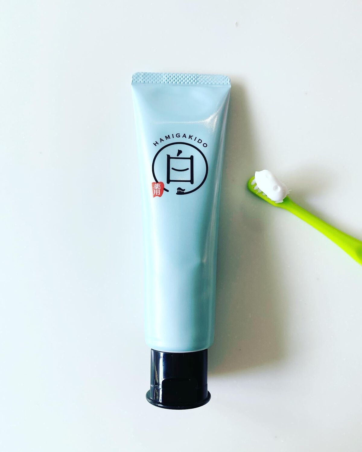 歯磨き堂 薬用ホワイトニングペースト/歯磨き堂/歯磨き粉を使ったクチコミ(2枚目)