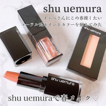 アイ フォイル コーラル グロー/shu uemura/リキッドアイシャドウを使ったクチコミ（1枚目）