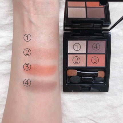 ミネラルクラッシィシャドー/エトヴォス/アイシャドウパレットを使ったクチコミ(2枚目)