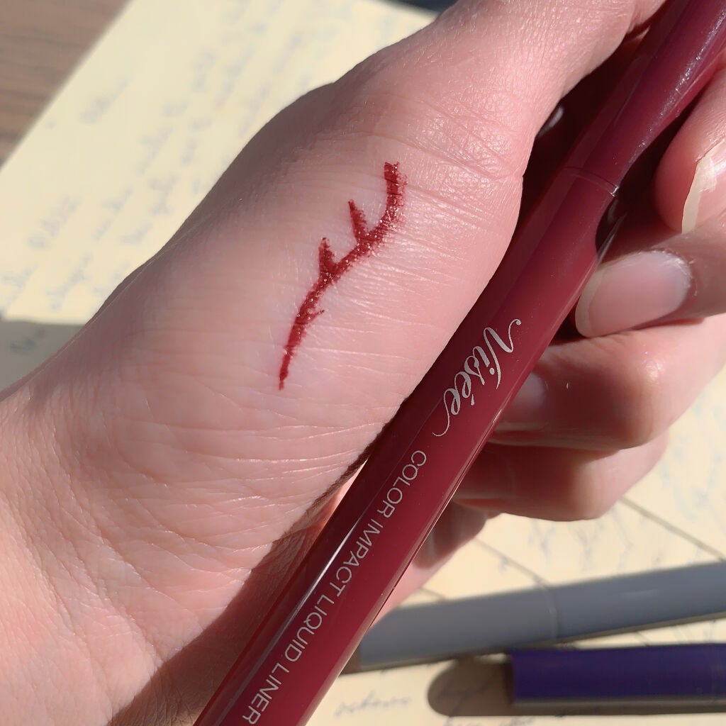 カラーインパクト リキッドライナー/Visée/リキッドアイライナーを使ったクチコミ(4枚目)