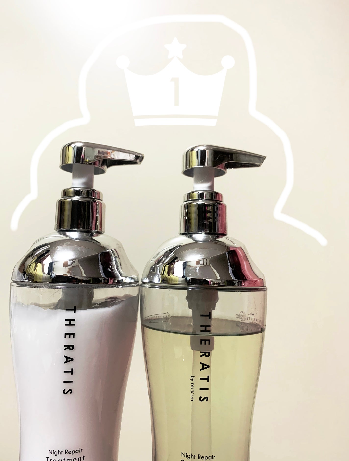 ナイトリペア シャンプー/ヘアトリートメント/THERATIS/シャンプー・コンディショナーを使ったクチコミ(1枚目)