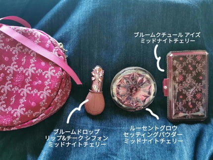 ジルスチュアート ミッドナイトチェリー コレクション/JILL STUART/メイクアップキットを使ったクチコミ(2枚目)