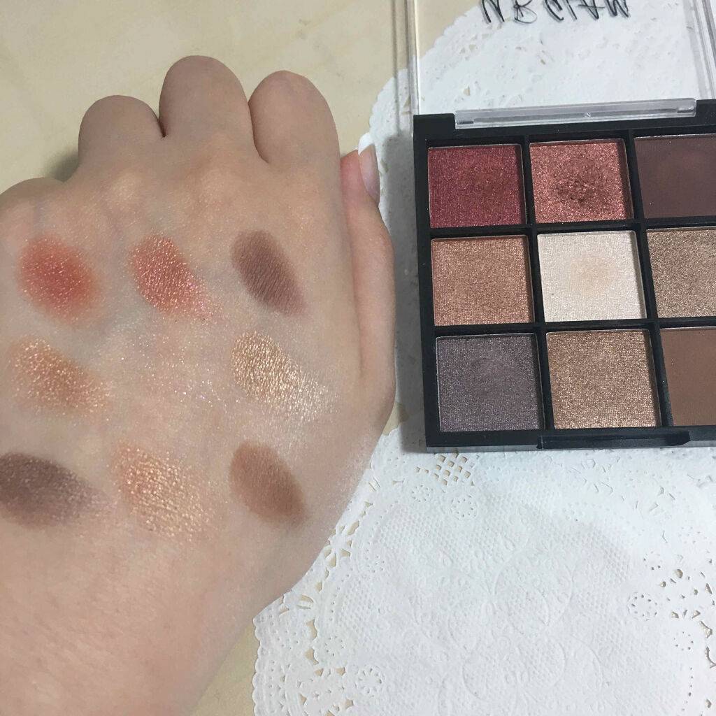 UR GLAM　BLOOMING EYE COLOR PALETTE/U R GLAM/アイシャドウパレットを使ったクチコミ（2枚目）