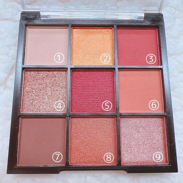 UR GLAM　BLOOMING EYE COLOR PALETTE/U R GLAM/アイシャドウパレットを使ったクチコミ（6枚目）