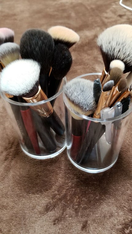 アクリルポット/無印良品/その他化粧小物を使ったクチコミ(1枚目)