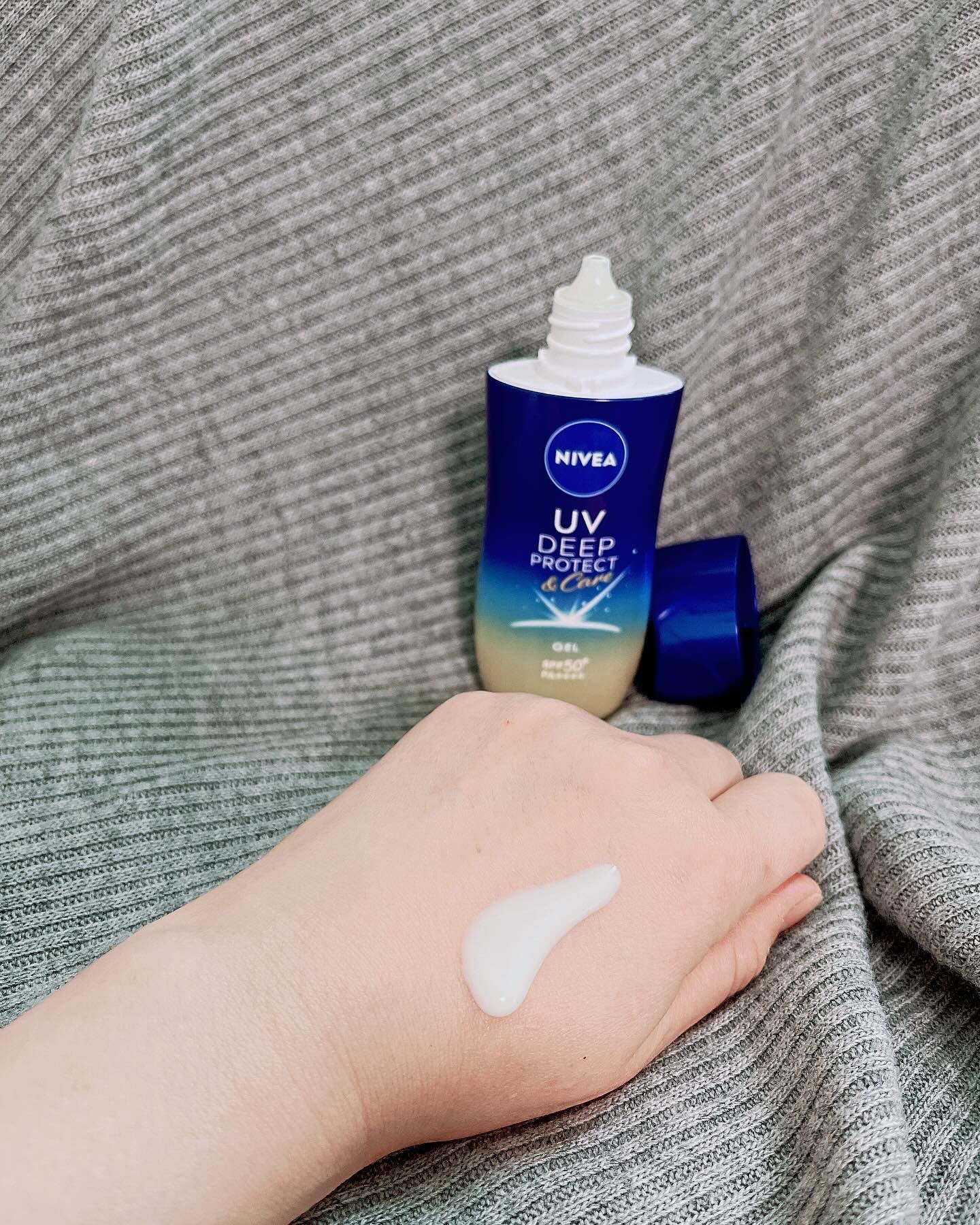 ニベアUV ディープ プロテクト＆ケア ジェル/ニベア/日焼け止めジェルを使ったクチコミ（3枚目）