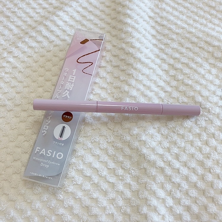 ウォータープルーフ アイブロウ （しずく型芯）/FASIO/アイブロウペンシルを使ったクチコミ（2枚目）