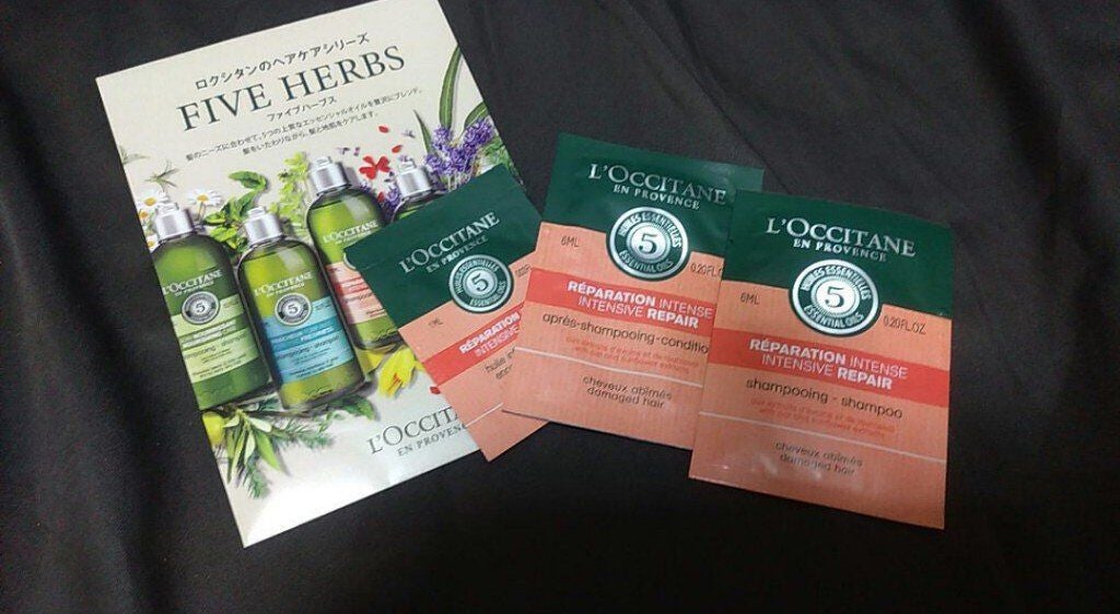 ファイブハーブスリペアリングシャンプー/コンディショナー/L'OCCITANE/シャンプー・コンディショナーを使ったクチコミ(1枚目)