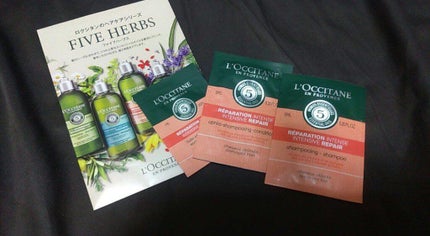 ファイブハーブスリペアリングシャンプー/コンディショナー/L'OCCITANE/シャンプー・コンディショナーを使ったクチコミ(1枚目)