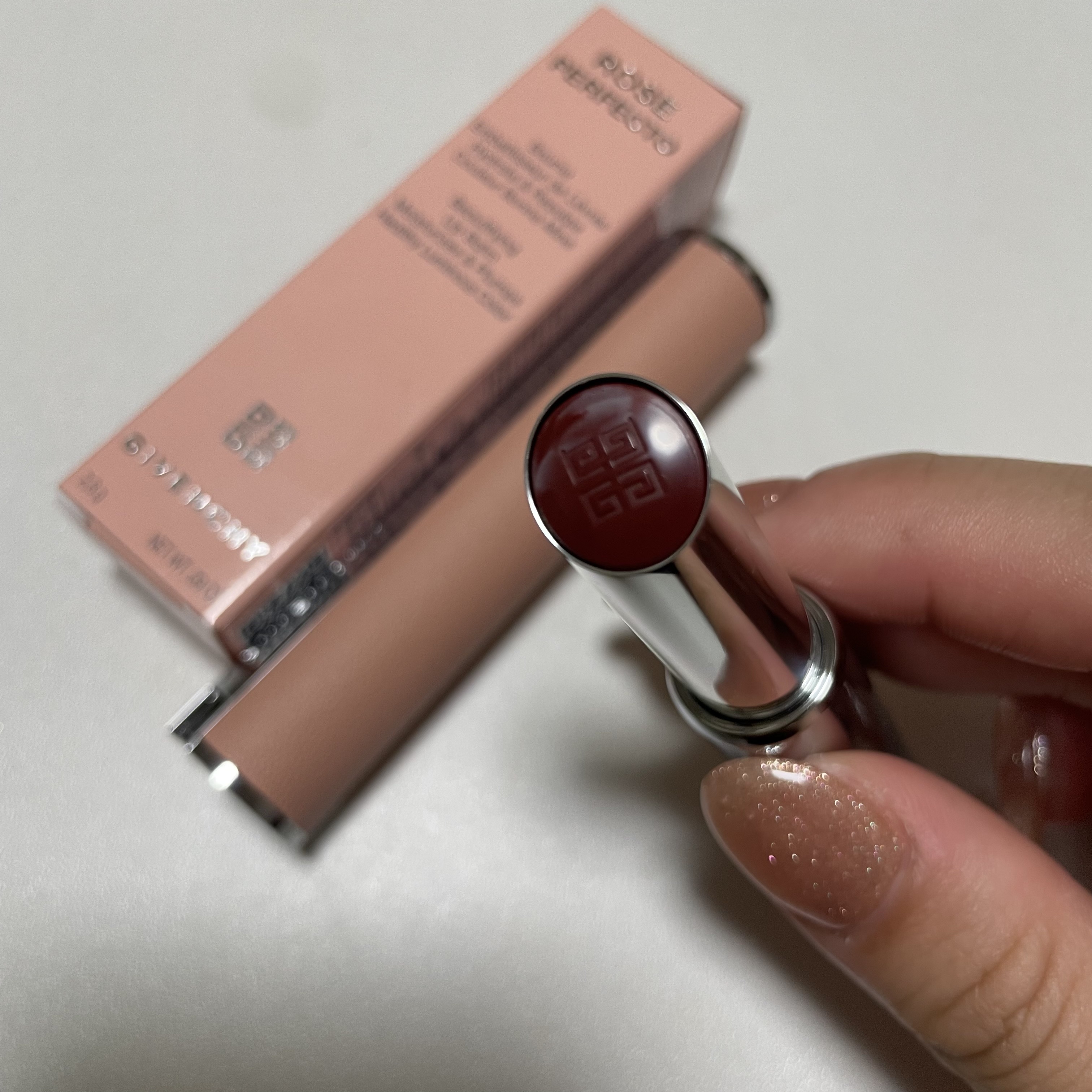 ローズ・パーフェクト No.117 チル・ブラウン/GIVENCHY/リップバームを使ったクチコミ（1枚目）