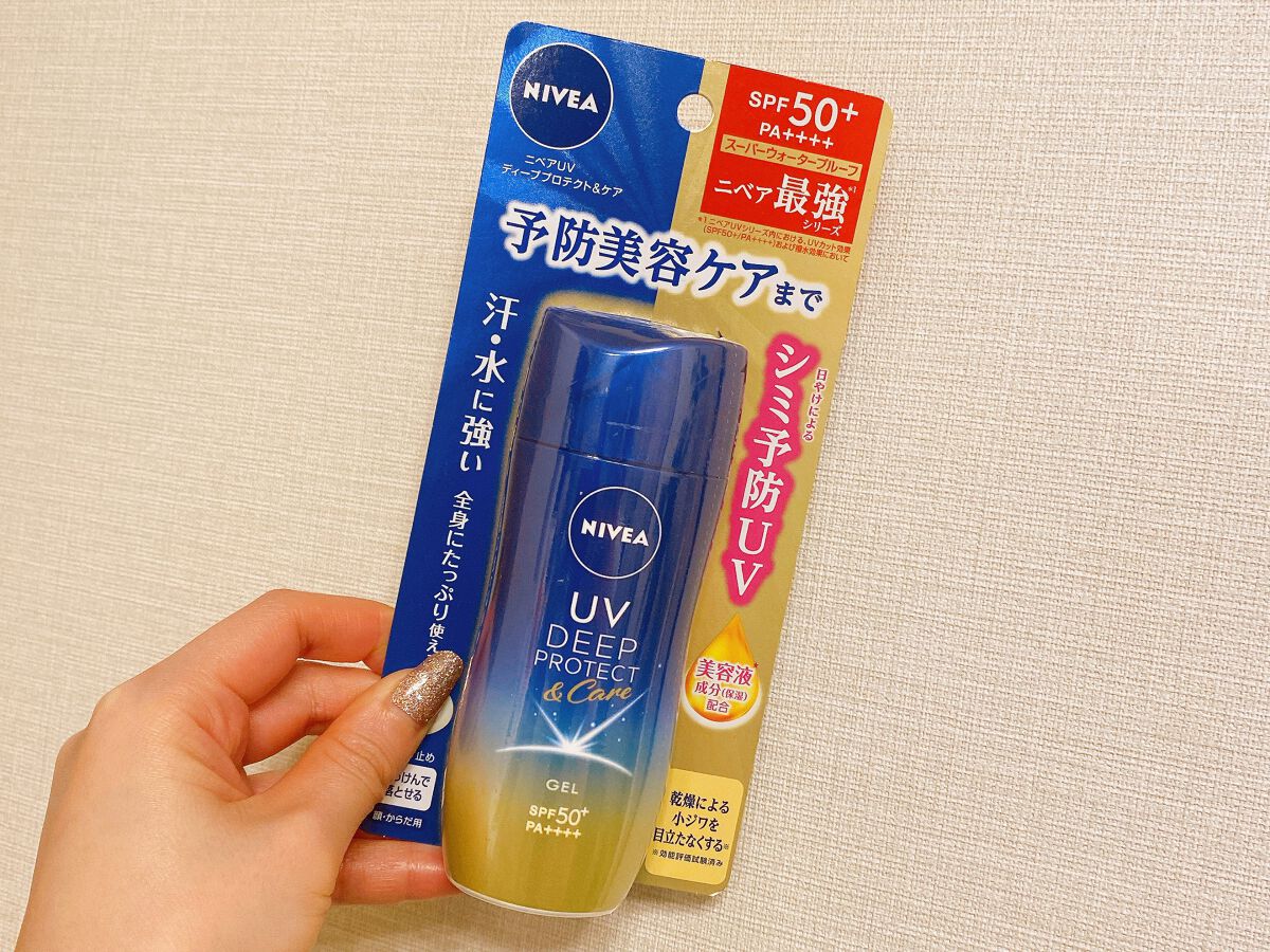 ニベアUV ディープ プロテクト&ケア ジェル/ニベア/日焼け止めジェルを使ったクチコミ(1枚目)