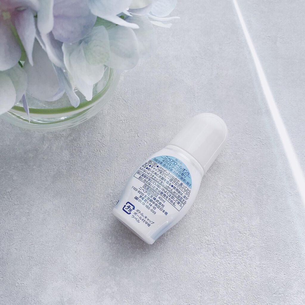 ニベアデオ ロールオン ホワイトソープの香り/ニベア/デオドラント・制汗剤を使ったクチコミ(2枚目)