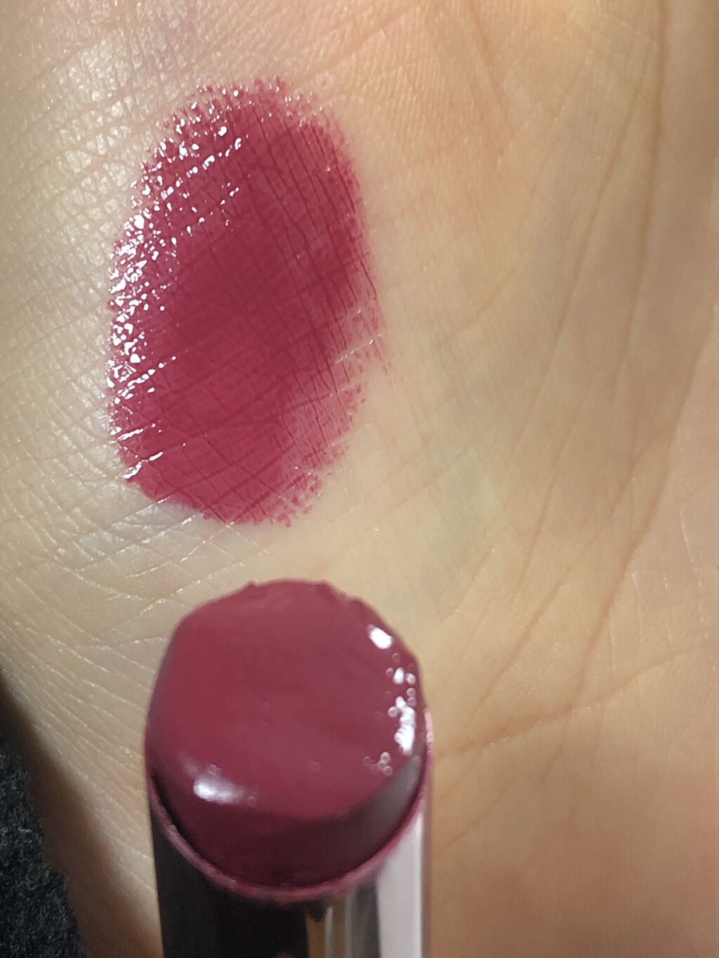 シャインコンパルジョン SPK19 プラムパープル/MAYBELLINE NEW YORK/口紅を使ったクチコミ（2枚目）