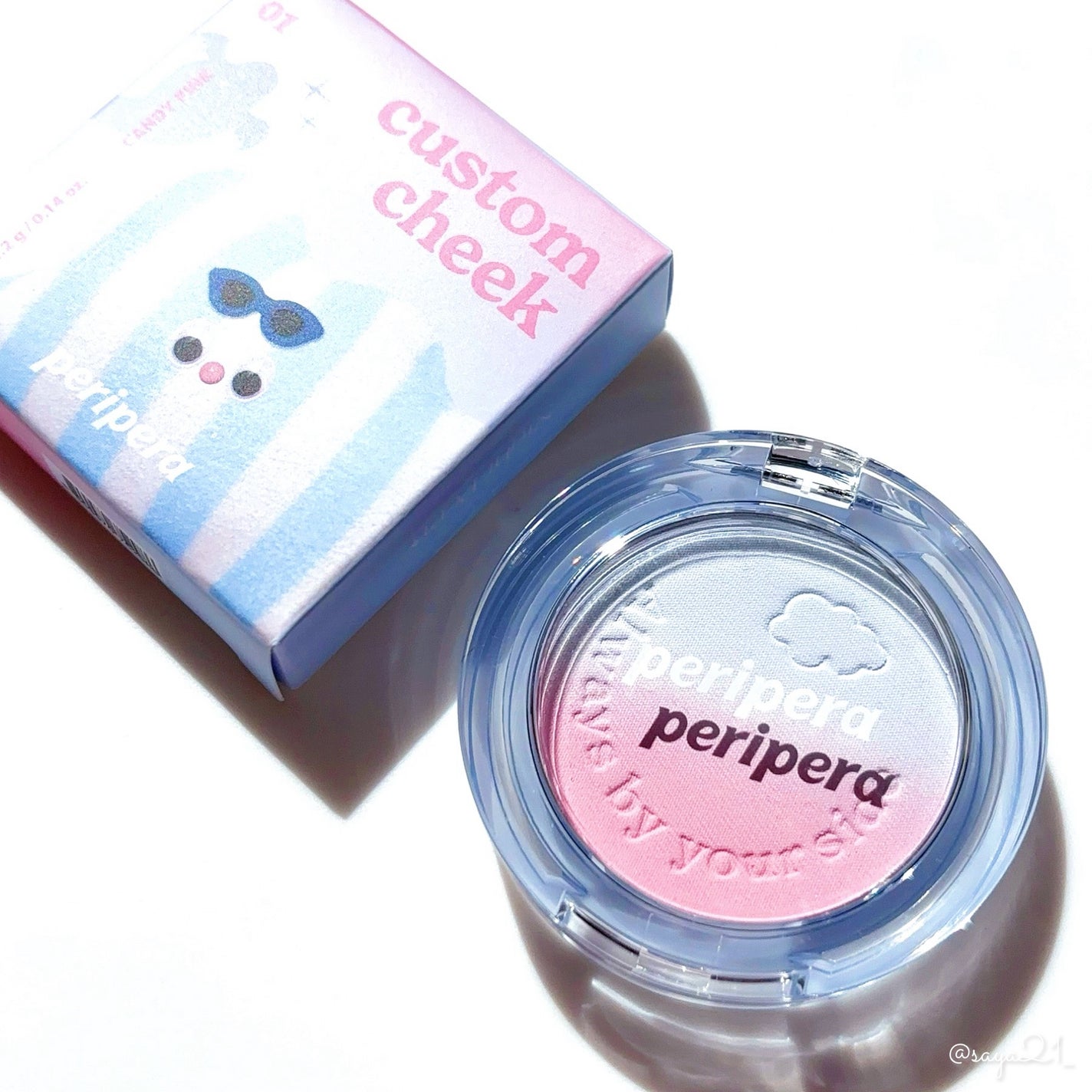 ピュア ブラッシュド サンシャイン チーク/PERIPERA/パウダーチークを使ったクチコミ(2枚目)