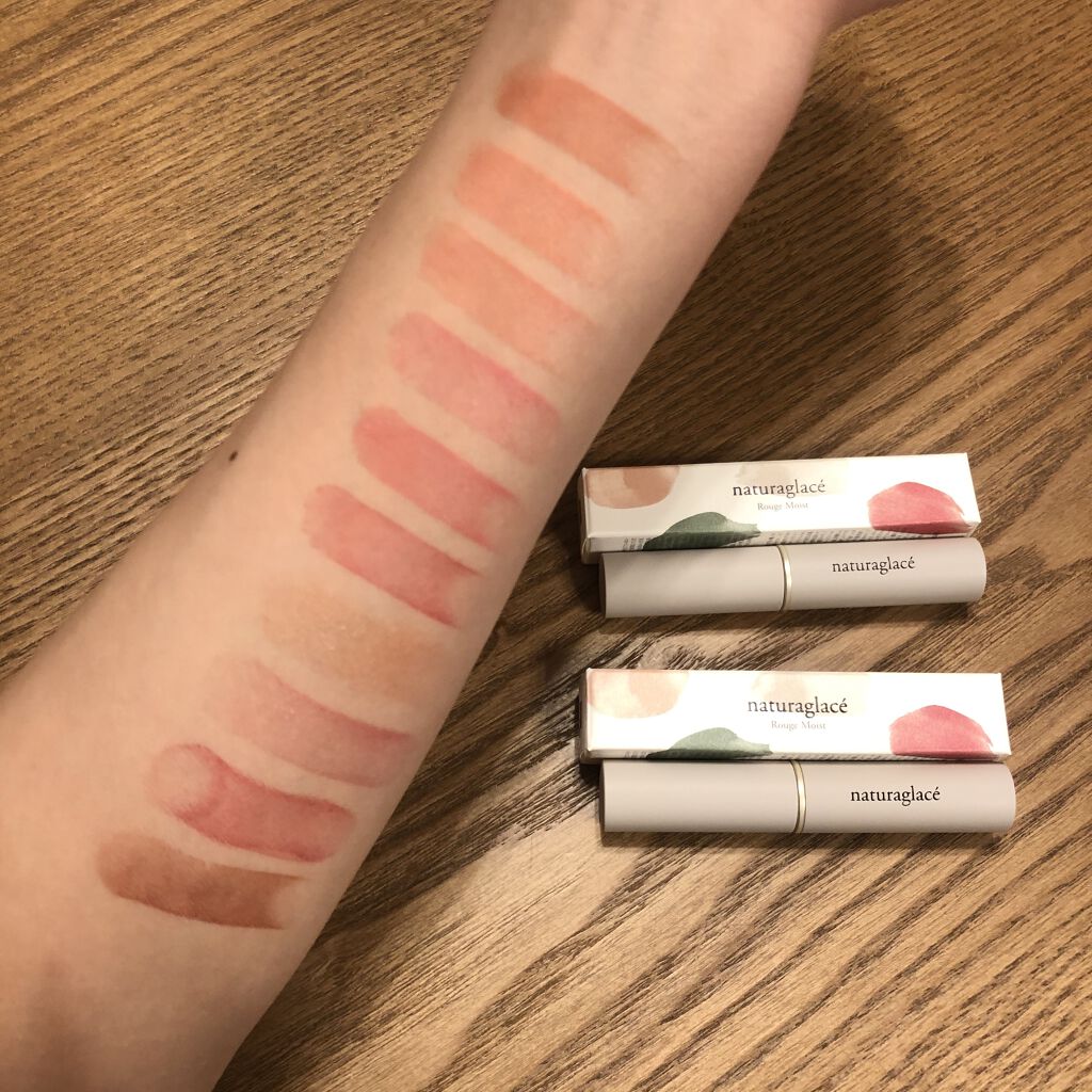 ルージュ モイスト 06 ブライトピンク/ナチュラグラッセ/口紅を使ったクチコミ（2枚目）