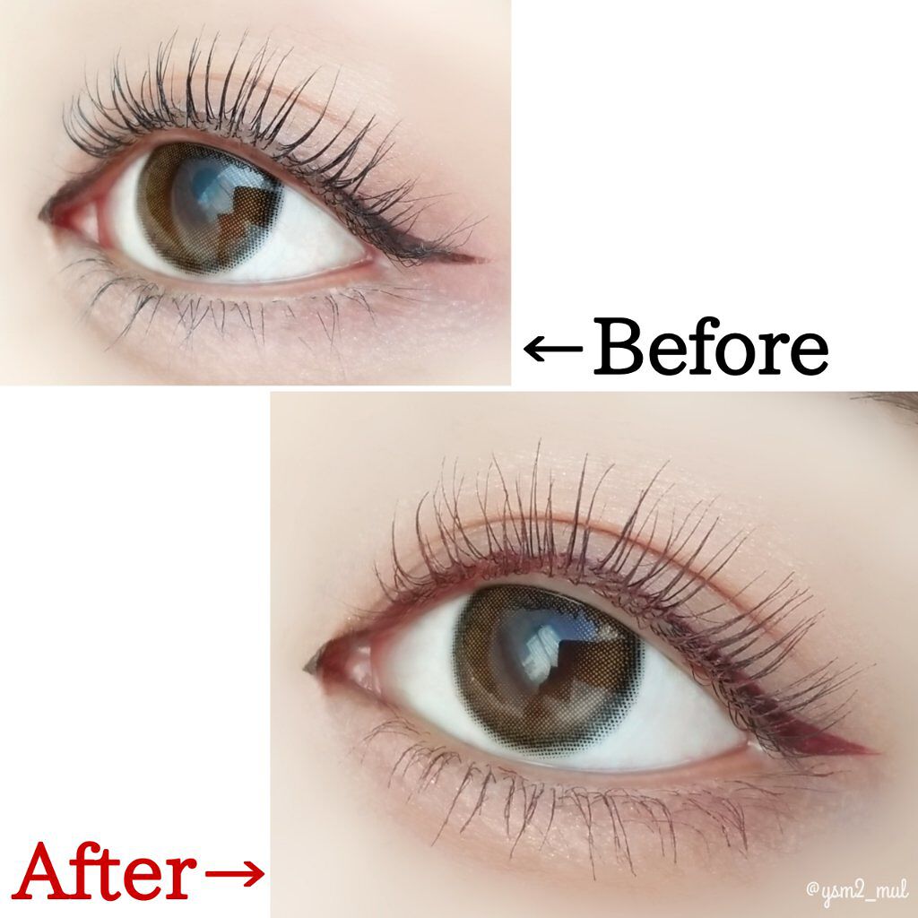 パーフェクトエクステンション マスカラ for カール/D-UP/マスカラを使ったクチコミ（3枚目）