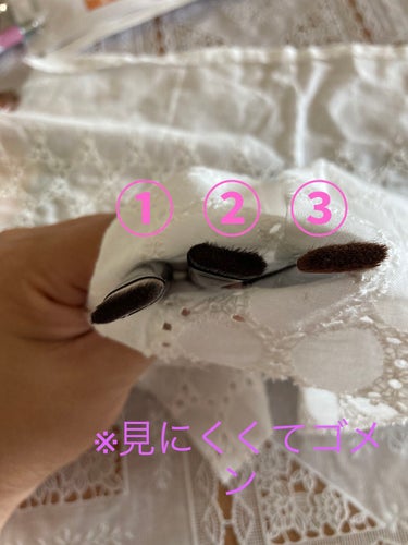 UR GLAM　DUO EYEBROW BRUSH A（デュオアイブロウブラシA）/U R GLAM/メイクアップキットを使ったクチコミ（3枚目）