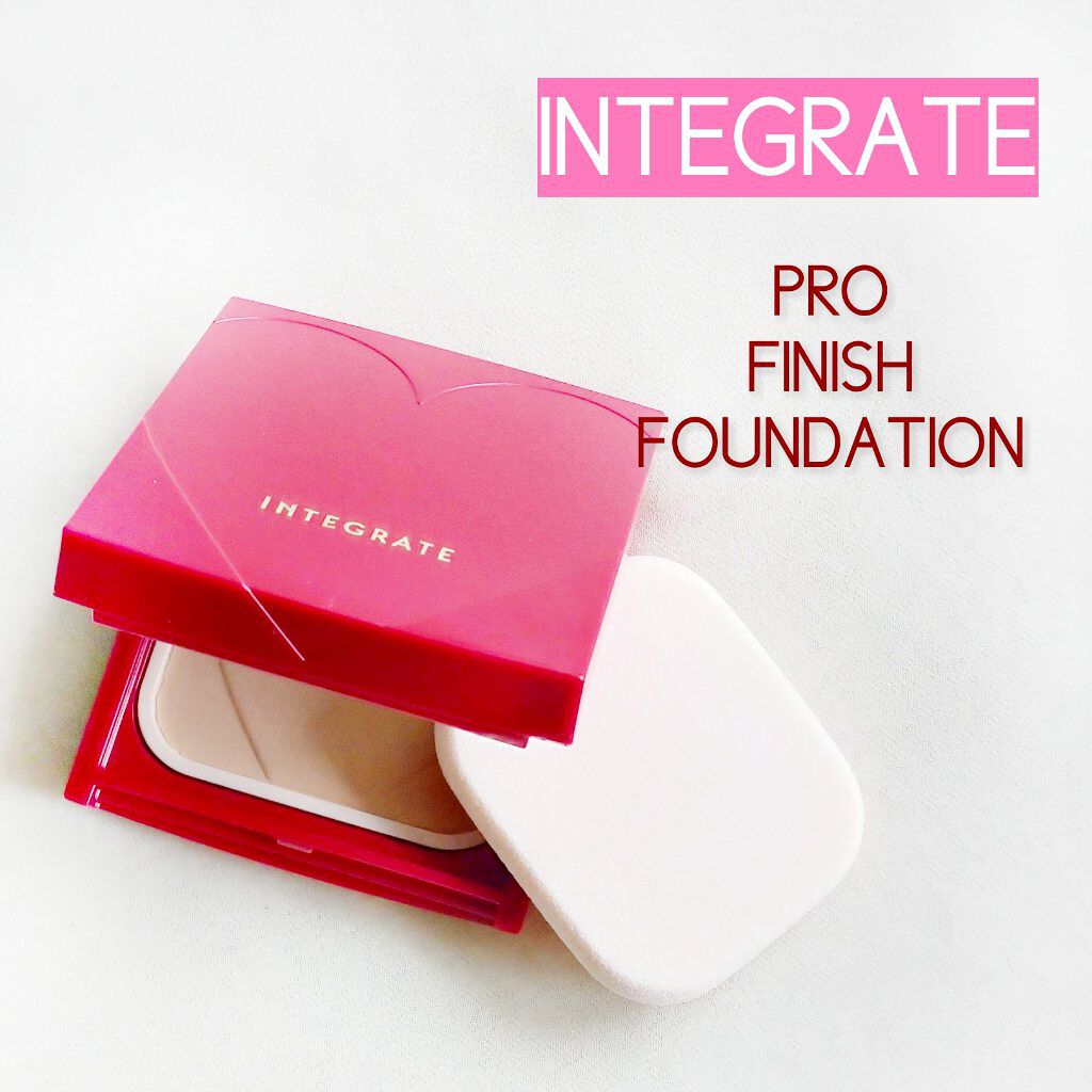 プロフィニッシュファンデーション/インテグレート/パウダーファンデーションを使ったクチコミ（1枚目）
