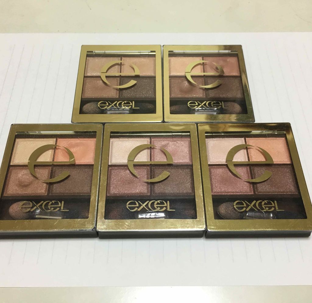 スキニーリッチシャドウ/excel/アイシャドウパレットを使ったクチコミ（1枚目）