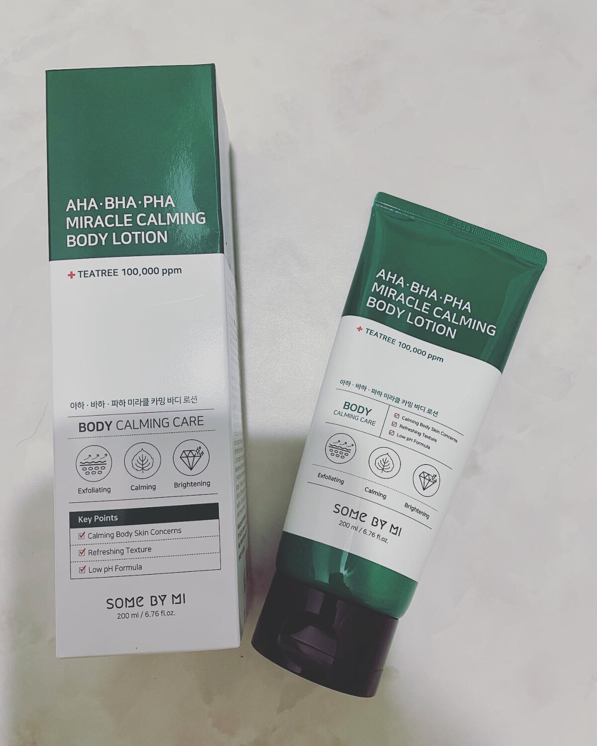 AHA.BHA.PHAミラクルカーミングボディローション /SOME BY MI/ボディローションを使ったクチコミ（1枚目）
