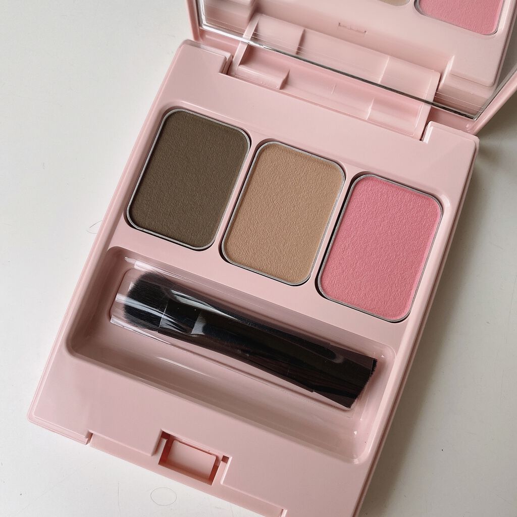  フーミー アイブロウパウダー a.pオーロラピンク【WEB限定】/WHOMEE/パウダーアイブロウを使ったクチコミ（2枚目）