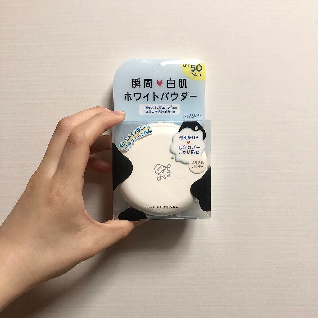 トーンアップパウダー/モウシロ/プレストパウダーを使ったクチコミ(2枚目)